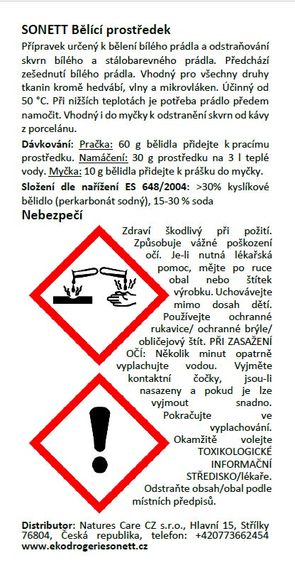 Set pro ekologické praní barevného prádla